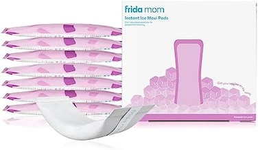 Frida Mom 2-In-1 Postpartum Absorbent Postpartum Perineal Ice Maxi PadsInstant Cold Therapy Packs And Absorbent Maternity Pad In One Ready-To-Use Padsicle For After Birth