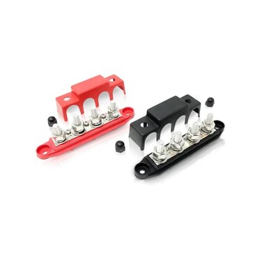 R2X Racing 4 Post Power Distribution Block Bus Bar Pair - Made in The USA (3/8