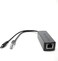 DSLRKIT Gigabit USB Type C Active PoE Splitter 48V to 5V IEEE802.3af Power Over Ethernet for Raspberry Pi 4 4B