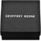 Geoffrey Beene Men's Braided Genuine Leather Bracelet with Stainless Steel Closure