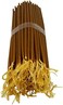 TALISMAN4U 100 Natural Pure Beeswax Taper Candles 9 Inch Tall Church Jerusalem Holy Land Scented Candle Gift Box