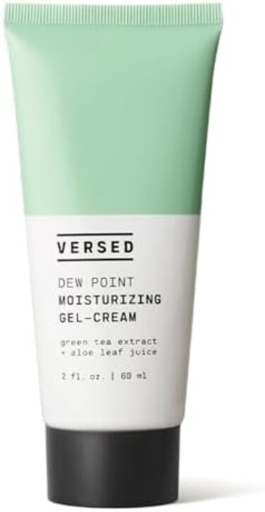 Versed Dew Point Moisturizing Gel Cream 2 Fl. Oz! Face Moisturizer With Calming Green TeaHydrating Aloe Vera! Cruelty Free, Paraben Free and Vegan! Choose Your Facial Treatment! (Face Moisturizers