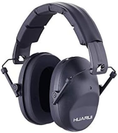 HUARUI Noise Cancelling Ear Muffs, Adjustable Shooting Ear Muffs,Shooters Ear Protection Safety Ear Muffs, Lightweight