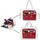 ZTUJO Purse Organizer Insert, Felt Bag organizer with zipper, HandbagTote Shaper, For Speedy Neverfull Tote, 6 Sizes, Red, Mini
