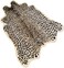 yingda1992 Leopard Print Rug,Faux Cowhide,Artificial Carpet,Simulation Cowhide, Leopard, Tiger, Zebra, Cow Hide Mat Rug Animal Print Rug Hide Faux Carpet (A/ 40x37inch,3.3x3.1ft