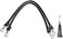 Beaulegan Purse Handle Replacement Bag Straps - Microfiber Leather - Great for Handbag, 23.6 inch Long and 0.8 inch Wide, Black with Gold Clasp, 2 PCS Black PH003slv