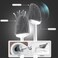 Sellemer (White- Bathroom Toilet Brush and Holder Set, Toilet Bowl Cleaner Brush with Holder for Bathroom Storage and Organisation, Carrying Solid Anti-Rust Handle Design