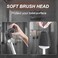 Sellemer (White- Bathroom Toilet Brush and Holder Set, Toilet Bowl Cleaner Brush with Holder for Bathroom Storage and Organisation, Carrying Solid Anti-Rust Handle Design