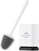 Sellemer (White- Bathroom Toilet Brush and Holder Set, Toilet Bowl Cleaner Brush with Holder for Bathroom Storage and Organisation, Carrying Solid Anti-Rust Handle Design