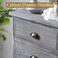 Yetaha 10pcs Cabinet Cup Pull Handle, 82x35mm Drawer Shell Pull Handles, Vintage Antique Kitchen Cupboard Pulls Furniture Knob with Screws Suitable for Handware Drawer Dresser Door, Brass