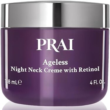 PRAI Beauty Ageless ThroatDecolletage Night CremeNeck Firming Cream For Overnight UseCrueltyParaben-Free Neck Tightening Cream with RetinolNeck Cream for Tightening and Firming4.0 Oz