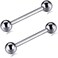 PEAKLINK G23 Titanium Barbell Rings Bars Straight Bar Body Jewelry Barbell Eyebrow Internally Threaded Tongue Piercing 12 14 16G