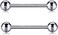 PEAKLINK G23 Titanium Barbell Rings Bars Straight Bar Body Jewelry Barbell Eyebrow Internally Threaded Tongue Piercing 12 14 16G