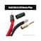 كابل مكبر صوت InstallGear عيار 16 AWG بطول 100 قدم (أحمر/أسود) - كابل صوت عالي الجودة وناعم الملمس (مثالي للاستخدام مع مكبرات صوت السيارات، وأجهزة الاستريو، ومكبرات صوت المسرح المنزلي، وأنظمة الصوت ال