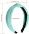 SIQUK 18 Pieces Top Knot Headband Wide Turban Headband Cloth Cross Knot Headbands for Women and Girls