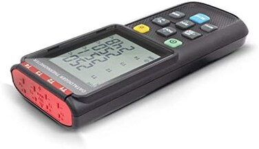 جهاز PerfectPrime TC0520، مقياس حرارة رباعي القنوات من نوع K، J، E، T، مسجل بيانات، برنامج USB للكمبيوتر الشخصي (ويندوز)