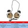 ATAIRSOFT Tactical Headset Unlimited Power intercom with Microphone Waterproof Headphones, no Noise Reduction Function (TAN
