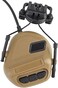 ATAIRSOFT Tactical Headset Unlimited Power intercom with Microphone Waterproof Headphones, no Noise Reduction Function (TAN