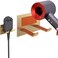 XIGOO Adhesive Hair Dryer Holder - Stick on Wall or Wall Mount Bathroom Hair Blow Dryer Rack Organizer Compatible with Dyson Supersonic Hair Dryers (Gold