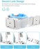 Dr.Meter [Upgrade] Anti Lost Wrist Link, Dr. meter 2 in 1 Toddlers Safety Wristband Leash with KeyLock, Kids Anti Lost Walking Harness Rope for Babies, Dual Length 6.56ft