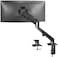 VIVO Articulating Single 17 to 27 inch Pneumatic Spring Arm Clamp-on Desk Mount Stand, Fits 1 Monitor Screen with Max VESA 100x100, Black, STAND-V101O