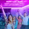 RGBZONE RGB LED Controller APP Music Sync and 40-Keys IR Remote Control for 5V/12V/24V 4 PIN SMD 5050 3528 RGB LED Strip Lights, Bluetooth Connection