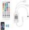 RGBZONE RGB LED Controller APP Music Sync and 40-Keys IR Remote Control for 5V/12V/24V 4 PIN SMD 5050 3528 RGB LED Strip Lights, Bluetooth Connection
