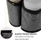 riemot Luggage Travel Cup Holder Free Hand Drink Carrier - Hold Two Coffee Mugs - Fits Roll on Suitcase Handles - Gifts for Flight Attendants Travelers Accessories Grey, 1. HookLoop: Grey, Luggage