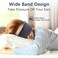 SySrion Sleep Mask - Ultra Soft Comfortable Sleeping Mask for for Home Sleep Travel Shift Work, Nose Pad Designed Light Blocking Eye Blinder, Fully Adjustable Strap and Skin Friendly