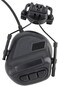 ATAIRSOFT Tactical Headset Unlimited Power Intercom with Microphone Waterproof Hunting Shooting Headphones Earmuff No noise Reduction Function (Black