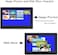 Atatat Digital Photo Frame with IPS Screen - Digital Picture Frame with 1080P Video Music Photo Auto Rotate Slide Show Remote Control Calendar Time1280x800 16:9 (7 Inch Black