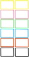 Navy Penguin Dry Erase Magnets Set - 12 Pack - 6x4" Whiteboard Magnetic Planning Pads Labels - Small White Board Magnet Strips Name Tags for Home, Office and Classroom