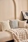DOKOT Decorative Knit Throw Pillow Cover Chiristmas Farmhouse Sweater Square Warm Cushion Cover for Couch, Bed, Home Accent Decor (Cream, (18x18 inches(45x45cm