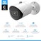 Amcrest UltraHD 4K (8MPOutdoor Bullet POE IP Camera, 3840x2160, 98ft NightVision, 2.8mm Lens, IP67 Weatherproof, MicroSD Recording, White (IP8M-2496EW-V2