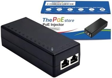 ThePoEstore PoE Injector Adapter, PoEInjector 30W 10/100/1000Mbps IEEE 802.3af Compliant, Up to 100 Meters (325 Feet
