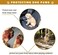 PK.ZTopia Waterproof Dog Boots, Dog Outdoor Shoes, Pet Rain Boots, Running Shoes for Medium to Large Dogs with Two Reflective Fastening Straps and Rugged Anti-Slip Sole (2.76" x2.56", Black 4PCS.