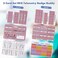 Lisol EKG Badge Card EKG Badge Buddy Nursing Reference Interpretation ECG Ruler Measurement Cardiac, Cheat Sheet Nurse Accessories for Work Stemi Telemetry Interpretation 12 Lead ECG Rate Pocket Cards