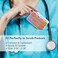 Lisol EKG Badge Card EKG Badge Buddy Nursing Reference Interpretation ECG Ruler Measurement Cardiac, Cheat Sheet Nurse Accessories for Work Stemi Telemetry Interpretation 12 Lead ECG Rate Pocket Cards