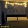 Anordsem 2 Pack Cotton Balls String Lights, Battery Operated 10 LED Hanging Lights for Bedroom, L: 2.15M/6.56ft Warm White Snowball Fairy Lights for Indoor Room, Party, Wedding, Christmas Decor