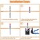 ISPINNER 52pcs Zinc Plated Steel Long Hollow Wall Drive Anchor Screws Assortment Kit for Drywall (35mm 46mm 59mm