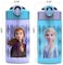 Zak Designs Disney Frozen 2 Kids Water Bottle Set with Reusable Straws and Built in Carrying Loops, Made of Plastic, Leak-Proof Water Bottle Designs (ElsaAnna, 16 oz, BPA-Free, 2pc Set