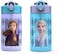 Zak Designs Disney Frozen 2 Kids Water Bottle Set with Reusable Straws and Built in Carrying Loops, Made of Plastic, Leak-Proof Water Bottle Designs (ElsaAnna, 16 oz, BPA-Free, 2pc Set