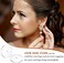 WILLBOND (200- Clear Disc Pads to Stabilise Earrings, Plastic Discs for Earring Backs (200