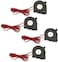 RuiLing 4-Pack 5015 DC 12V 0.18A Cooling Blower Fan 6000Rpm Industrial Cooling Turbo Fan for 3D Printer Accessories,Mini Black Plastic Cooling Fans 50x50x15mm