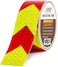 AISEY Reflective Tape Waterproof High Visibility RedYellow, Industrial Marking Tape Heavy Duty Hazard Caution Warning Safety Adhesive Tape Outdoor 2 Inch by 30 Feet