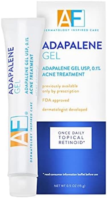 AcneFree Acne Free Adapalene Gel 0.1%, Once-Daily Topical Retinoid Acne Treatment, Dermatologist Developed, Unclogs Pores and Clears Acne, Prevents and Improve Whiteheads and Blackheads, 0.5 Ounce