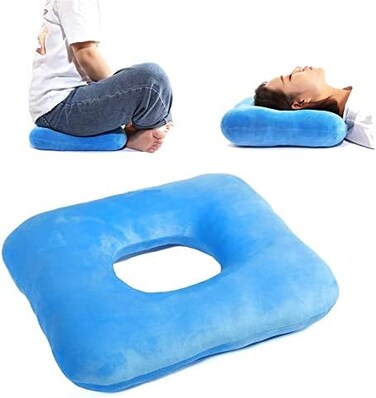 wefaner Anti-Decubitus Pad-Breathable Comfort Seat Cushion for Hemorrhoids Pregnancy Pressure Sores Wheel Chair prolonged Sitting Daily use Cushions