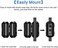 Viaky 12 Pack RFI EMI Noise Suppressor Cable Clip, Clip-on Ferrite Ring Core Noise Filter for 5mm Dia Cable(Black