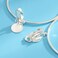 BIRSTONE Clip on 2 Inch Large Big Hoop Minimalist Earrings