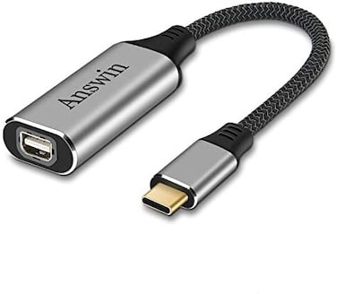 Answin USB C to Mini Displayport (4K@60Hz, Thunderbolt 3 to Mini DisplayPort Adapter for iPhone 15 Series, M1/M2 MacBook, MacBook Air/Pro 2016-2023, Galaxy S8-S23, Steam Deack and Rog Ally